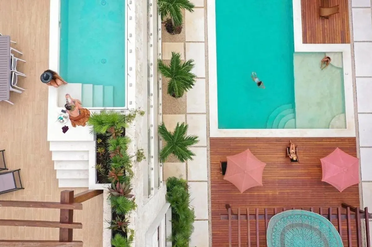 דירות טולום Amazing 2 Bdr Ph Private Pool Terrace Jungle View