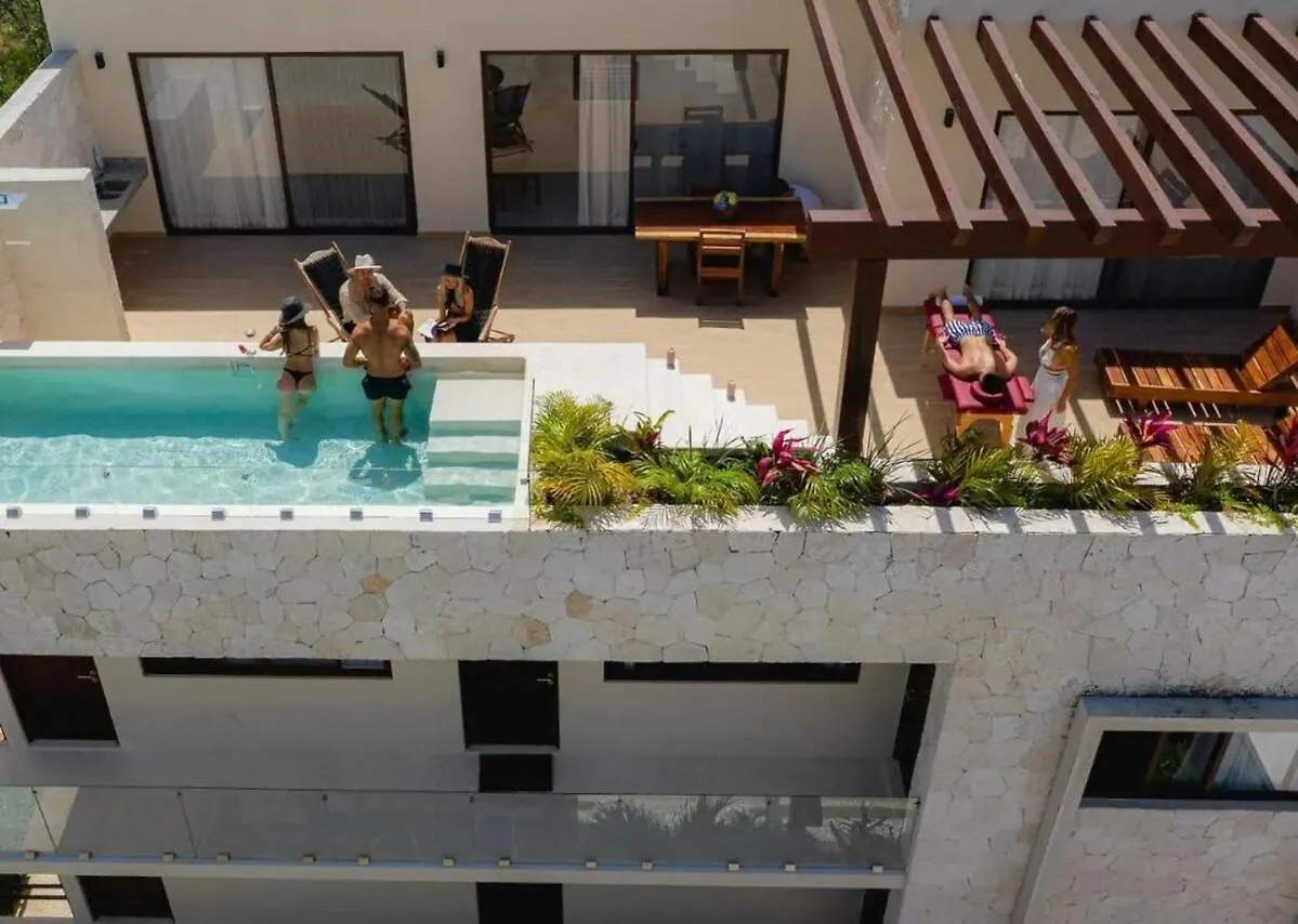 דירות טולום Amazing 2 Bdr Ph Private Pool Terrace Jungle View